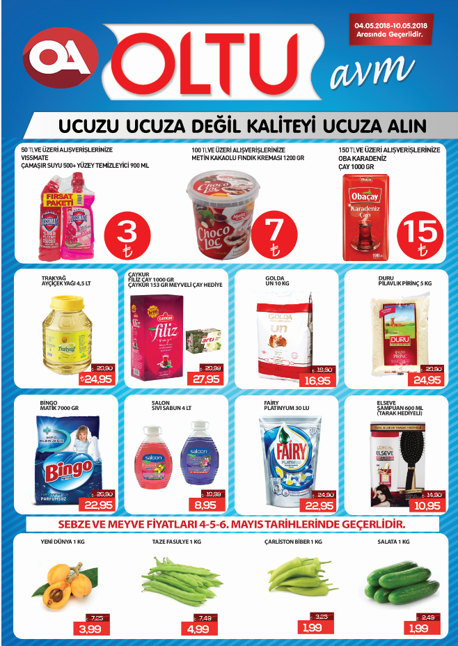 04-10 MAYIS 2018 TARİHLİ İNDİRİM B&Uuml;LTENİ