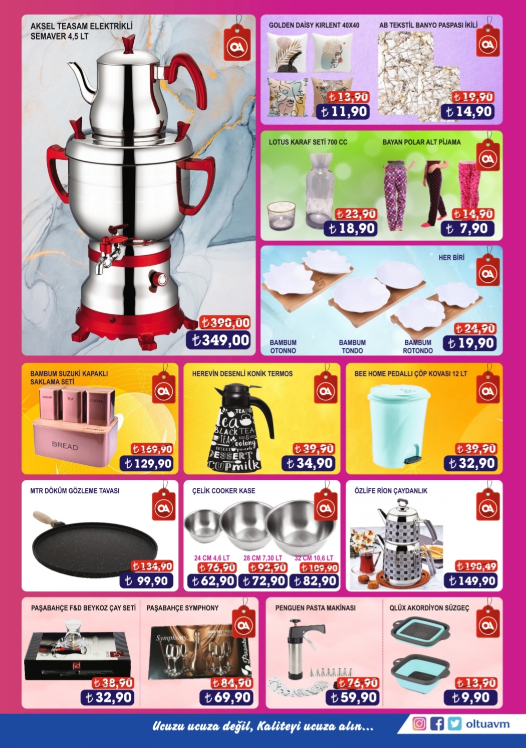 UCUZU UCUZA DEĞİL KALİTEYİ UCUZA ALIN