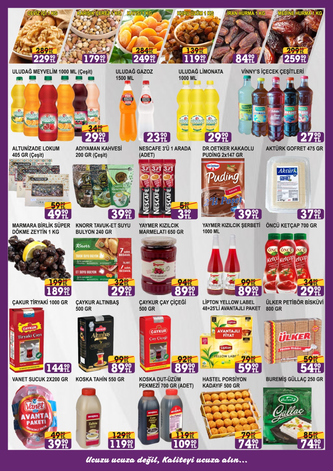 UCUZU UCUZA DEĞİL KALİTEYİ UCUZA ALIN