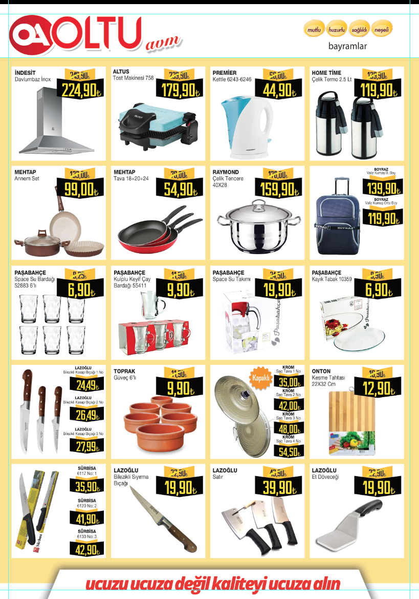 UCUZU UCUZA DEĞİL,KALİTEYİ UCUZA ALIN.